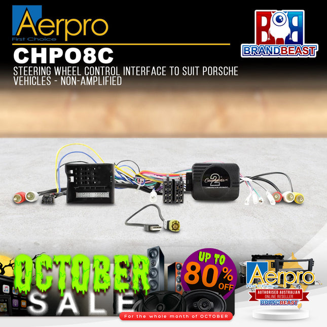 Aerpro CHPO8C SWC Interface to Suit Porsche Vehicles - Non-Amplified
