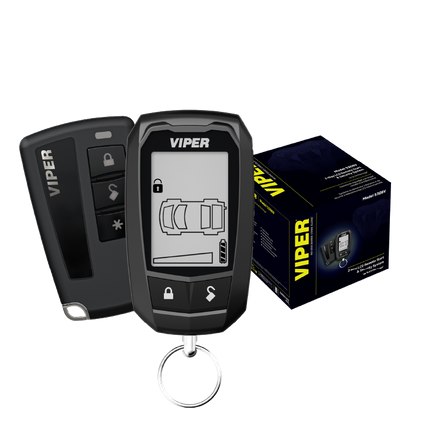 VIPER 5308V enhanced LCD 2-way remote start and security system with command-confirming transmitter and backup remote