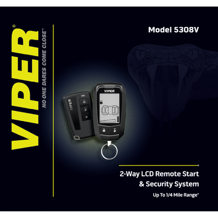 VIPER 5308V | Enhanced LCD 2-Way Remote Start Security System
