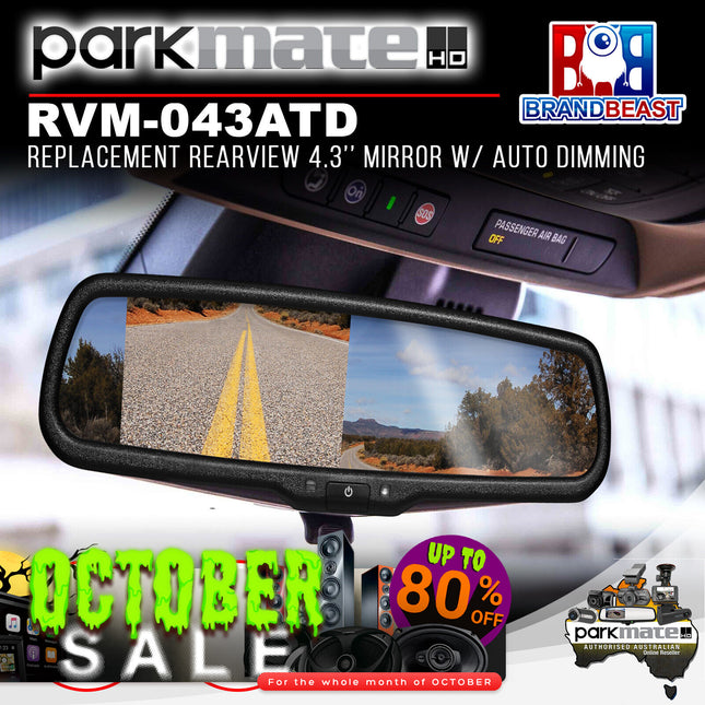 Parkmate RVM-043ATD 4.3" Rearview Mirror Monitor with Auto Dimming