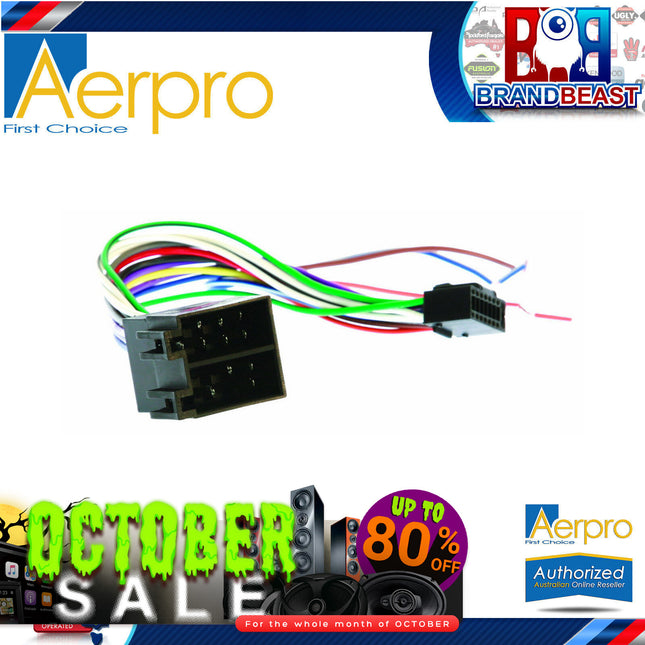 Aerpro APP8JVC2 JVC to ISO Harness 16 Pin