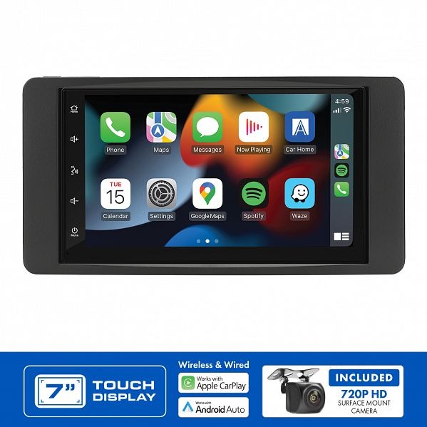 Aerpro AM9126K 7" Multimedia Receiver Suit Mitsubishi Triton & Challenger