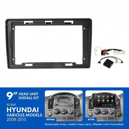 Aerpro AKHY6 9" Install Kit Suit Hyundai iLoad/iMax 2008 - 2015
