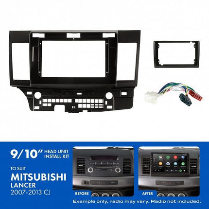 Aerpro AKMB24 9/10" Install Kit Suit Mitsubishi Lancer 2007 - 2013