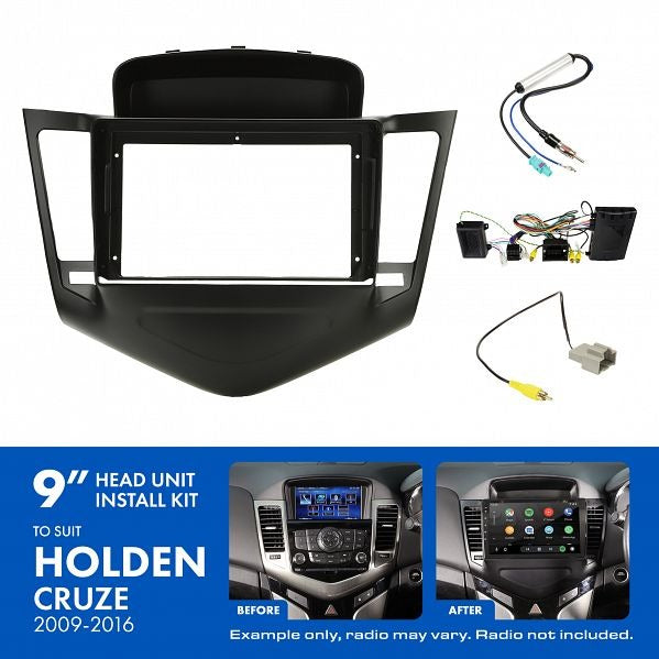 Aerpro AKTGM2 9" Install Kit Suit Holden Cruze 2009 - 2016