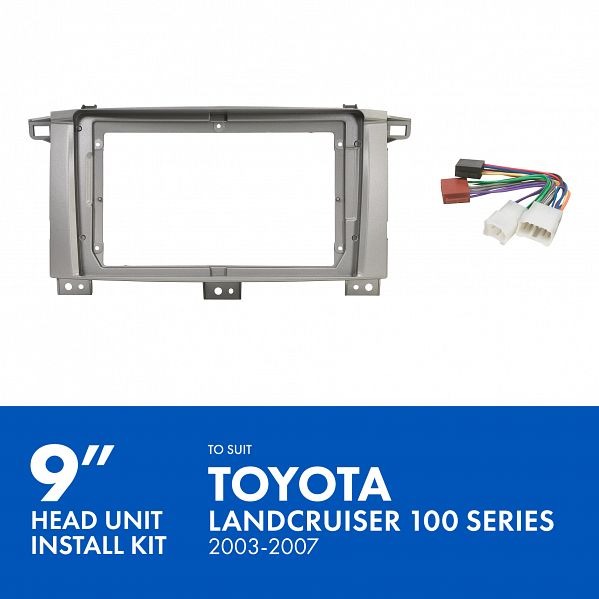 Aerpro AKTO40 9" Install Kit Suit Toyota LandCruiser 100 2003 - 2007