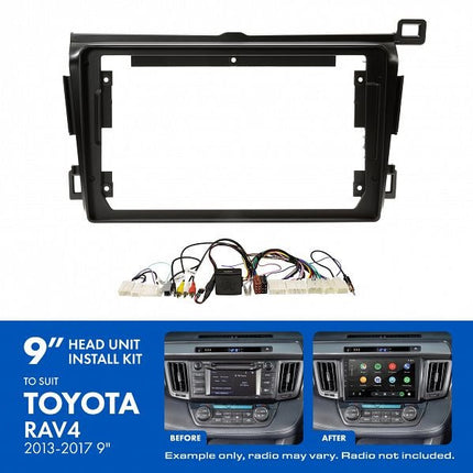 Aerpro AKTO5 9" Install Kit Suit Toyota RAV4 2013 - 2017