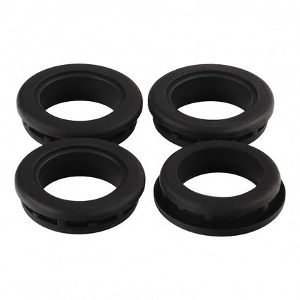 Aerpro APPSRR0 | Black 0 Degree Rubber Parking Sensor Sleeves - 4 Pack