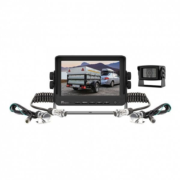 Aerpro AVK7T1 | 7" Heavy-Duty AHD Monitor 1080P Camera Trailer Kit