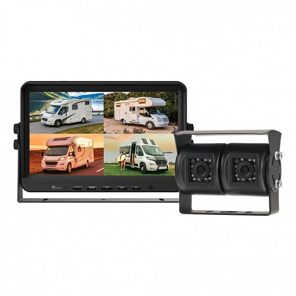 Aerpro AVK10QM2 | 10" Heavy-Duty AHD Quad View Monitor 1080P 2 Camera Motorhome Kit With DVR