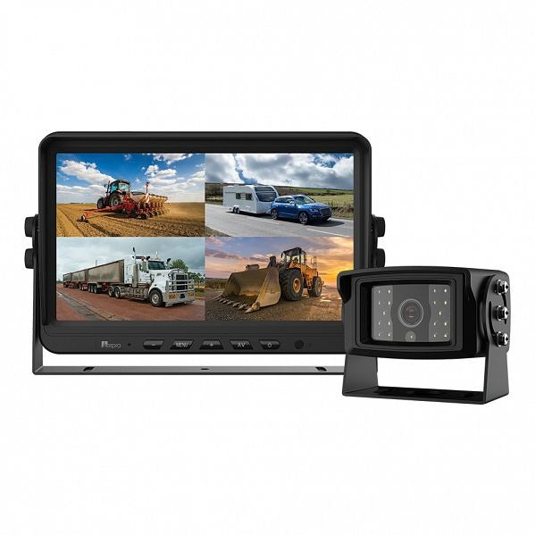 Aerpro AVK10Q1 | 10" Heavy-Duty AHD Quad View Monitor 1080P Camera Kit With DVR