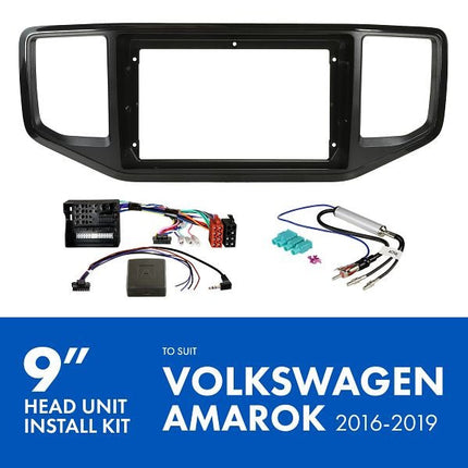 Aerpro AKVW8 | 9" Install Kit Suit Volkswagen Amarok 2016 - 2019 (Compatible With Pioneer DMH-AP6650BT & Kenwood DMX80AXS)