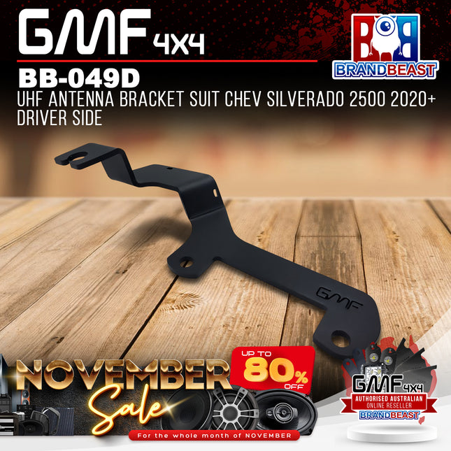 GMF4X4 BB-049D UHF Antenna Bracket Suit Chev Silverado 2500 2020+ Driver Side