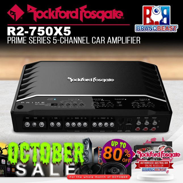 Rockford Fosgate R2-750X5 Prime 750 Watt 5-Channel Amplifier