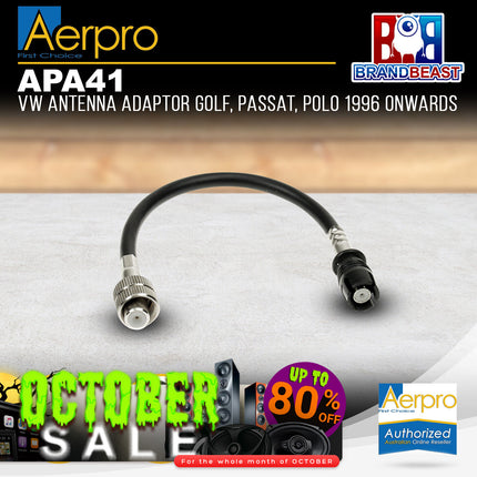 Aerpro APA41 VW Antenna Adaptor Golf, Passat, Polo 1996 Onwards