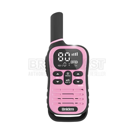 UNIDEN UH45-4 MAX - Ultra-Compact UHF Radio Quad Pack with Kid-Zone Plus and USB-C Charging