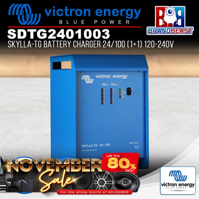 Victron Energy SDTG2401003 Skylla-TG Battery Charger 24/100 (1+1) 120-240V