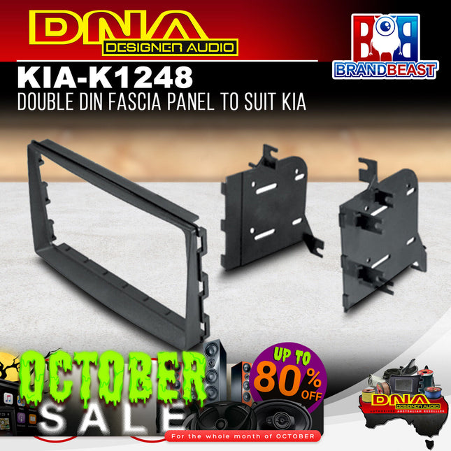 DNA KIA-K1248 Double DIN Fascia Panel to Suit Kia