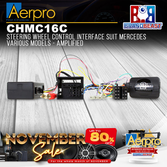 Aerpro CHMC16C Steering Wheel Control Interface Suit Mercedes Various Models