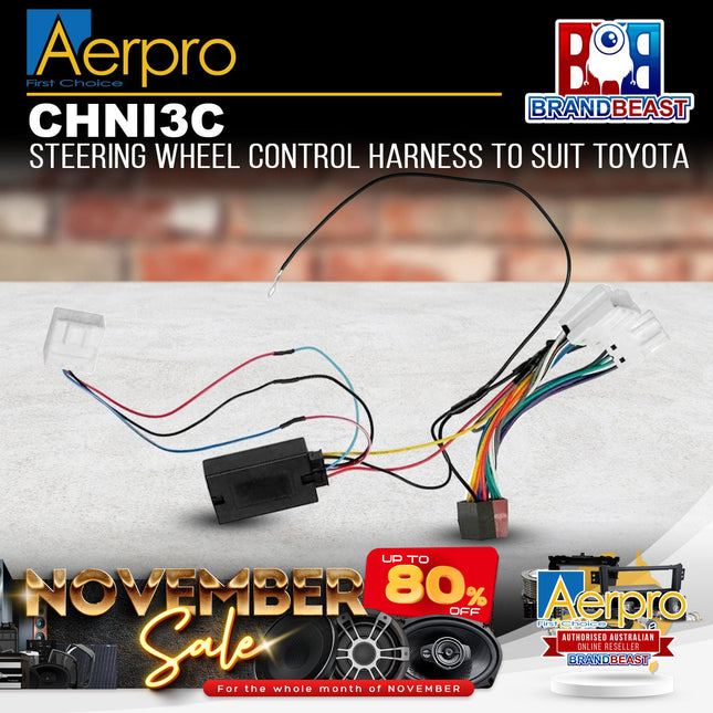 Aerpro CHNI3C Steering Wheel Control Harness Suit Nissan 10 /6 Pin Plugs