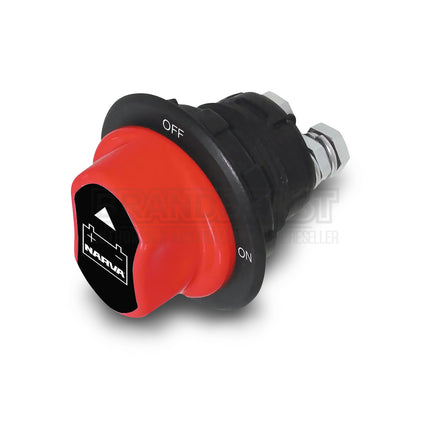 Narva 61036 Rotary Battery Master Isolator Switch With Removeable Keyed Knob (Contacts Rated 100A @ 12V)