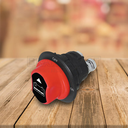 Narva 61036 Rotary Battery Master Isolator Switch With Removeable Keyed Knob (Contacts Rated 100A @ 12V)