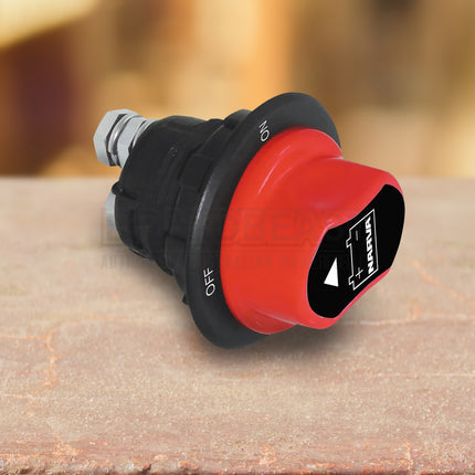 Narva 61036 Rotary Battery Master Isolator Switch With Removeable Keyed Knob (Contacts Rated 100A @ 12V)