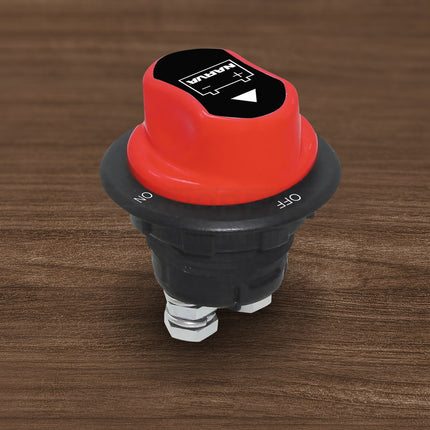Narva 61036 Rotary Battery Master Isolator Switch With Removeable Keyed Knob (Contacts Rated 100A @ 12V)