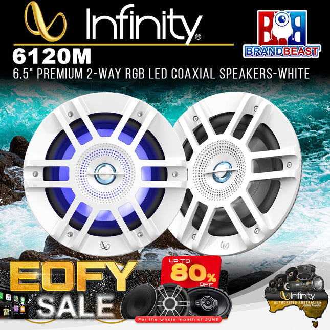 Infinity 6120M Kappa One Pair 6-1/2" Two-Way Coaxial Speaker