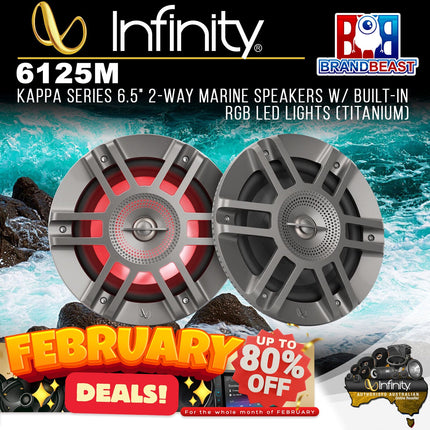 Infinity 6125M 6-1/2&quot; Coaxial Marine Speaker