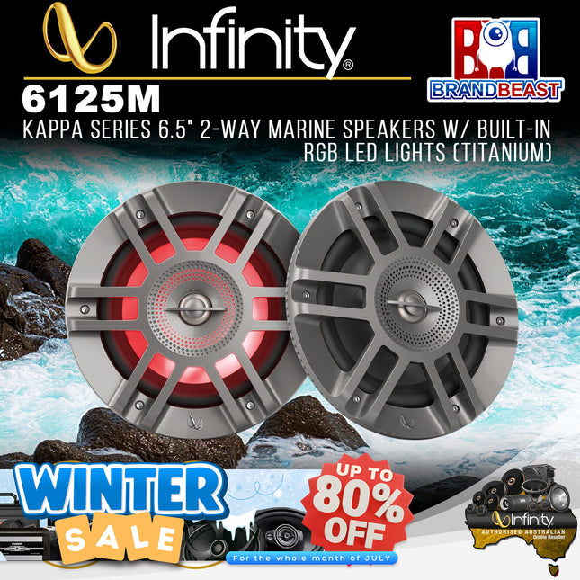 Infinity 6125M 6-1/2" Coaxial Marine Speaker