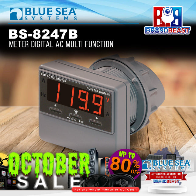 Blue Sea Systems BS-8247B Meter Digital AC Multi Function