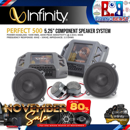 Infinity KAPPAPERFECT500 Perfect 500 5-1/4" Extreme-Performance 2-Way Component System