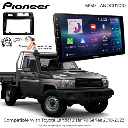 Pioneer 6650-LANDCR7010 Toyota Landcruiser 70 Series 9" Wireless AV Receiver