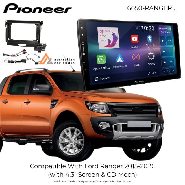 Pioneer 6650-RANGER15 Ford Ranger 9" Wireless AV Receiver