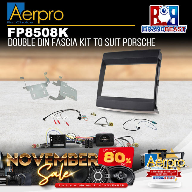 Aerpro FP8508K Professional Install Kit to Suit Porsche Cayenne
