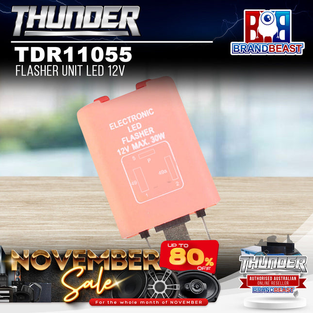 Thunder TDR11055 Flasher Unit LED 12V