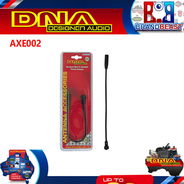 DNA AXE002 European Male Plug to Standard Female Antenna Socket
