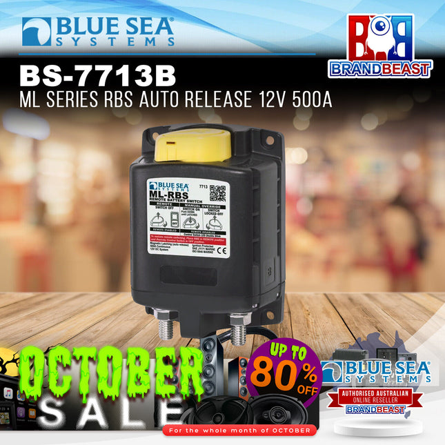 Blue Sea Systems BS-7713B ML Series RBS Auto Release 12v 500a