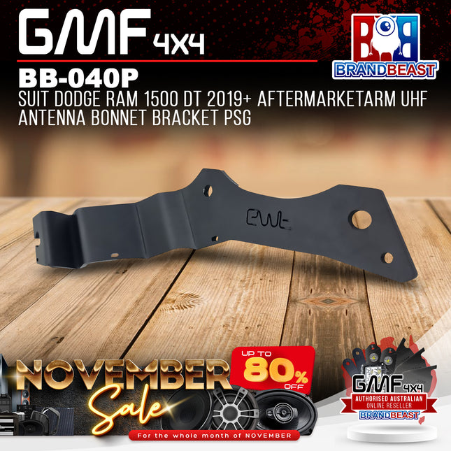 GMF4x4 BB-040P AfterMarketArm UHF Antenna Bracket Suit Dodge RAM 1500 DT2019+ PSG