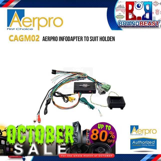 Aerpro CAGM02 AV Infodaptor Suit Holden Colorado 2017-ON