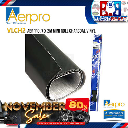 Aerpro VLCH2 .7 X 2m Mini Roll Charcoal Vinyl