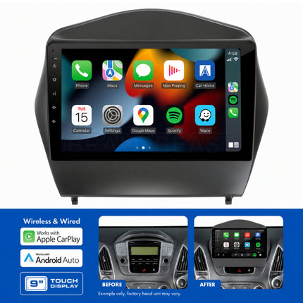 Aerpro AMAHY8 Hyundai iX35 LM1 LM2 2009-2013 9 Inch Multimedia Receiver Kit