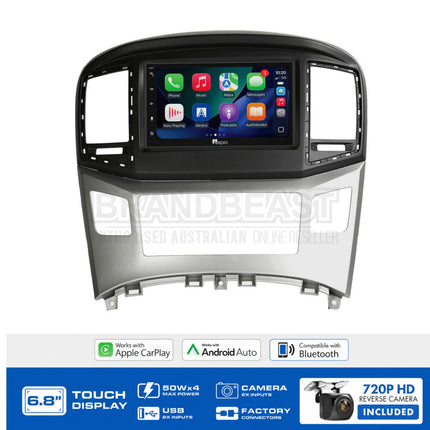 Aerpro AX8247K 6.8" Head Unit Kit Hyundai iLoad iMax Black and Silver