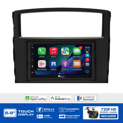 Aerpro AX9100K2 6.8" Multimedia Head Unit Upgrade Kit Mitsubishi Pajero