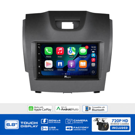 Aerpro AX8063GK 6.8" Head Unit Kit Holden Colorado Isuzu D-Max MU-X