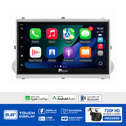 Aerpro AX7320GK 6.8" Head Unit Kit Hyundai iLoad iMax Silver