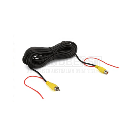 DNA RVS010F 10 Metre Male to Female RCA Video Cable with Power Wire
