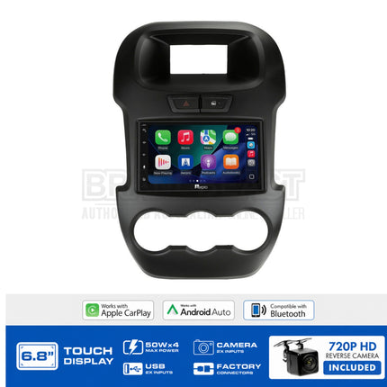 Aerpro AX8083KC 6.8" Multimedia Head Unit Upgrade Kit Ford Ranger PX