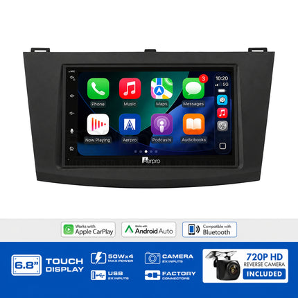 Aerpro AX7514K 6.8" Multimedia Head Unit Upgrade Kit Mazda 3